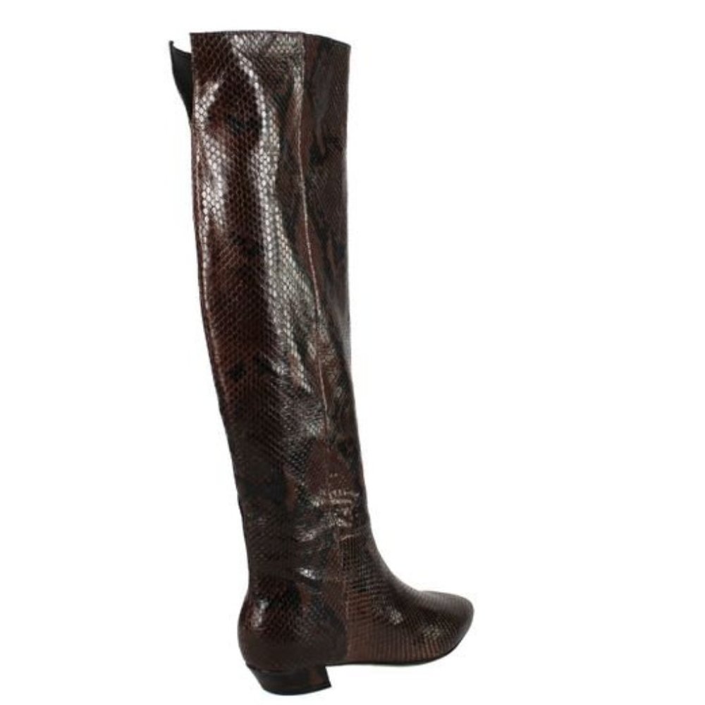 SIGERSON MORRISON Women's Snake Embossed Boots - Picture 3 of 13